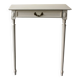 Two-legged wall console in Louis XVI style, painted wood.