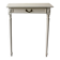 Two-legged wall console in Louis XVI style, painted wood.