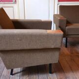 Sofa sofa daybed convertible 60 years 70 khaki