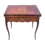 An inlayed table - a card game, France, circa 1900