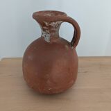 Terracotta amphora vase