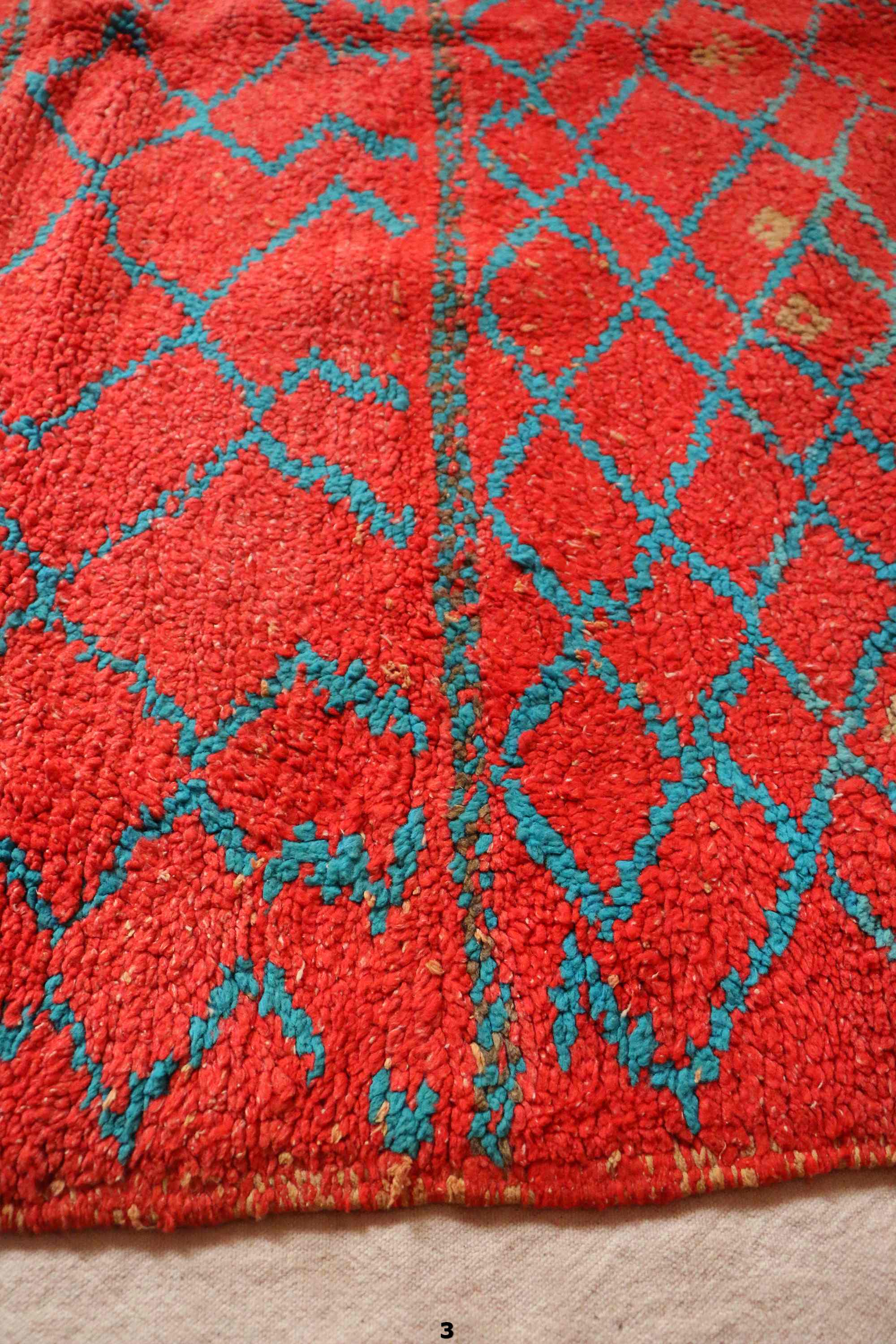 Tapis abstrait marocain - 138 x 200 cm