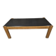 Vintage coffee table 1970" slate wood