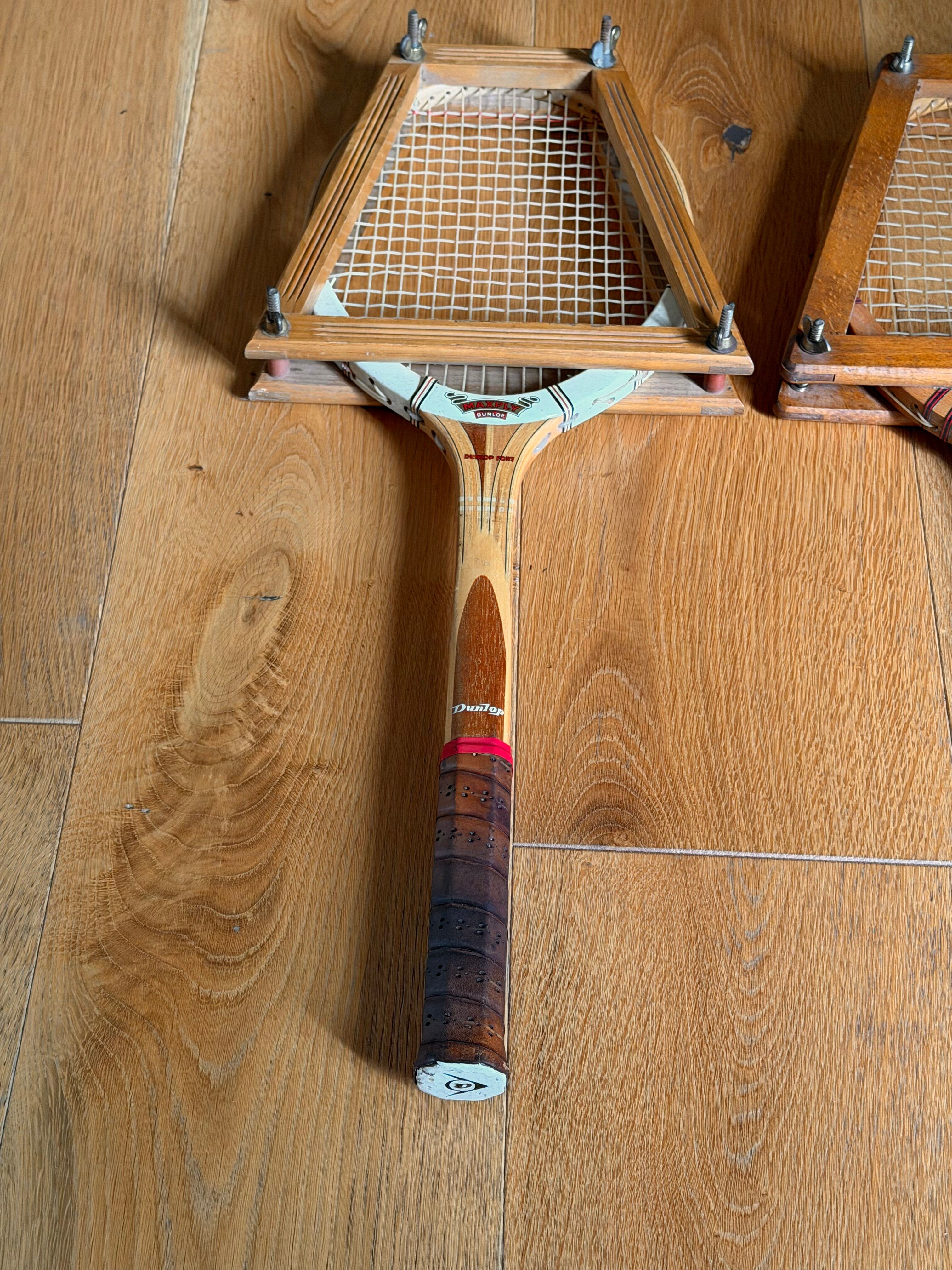 Pair of tennis rackets 1960