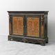 Boulle sideboard vintage French Renaissance style hand-painted 19th century