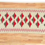 Ethnic double-sided wool carpet fully handmade