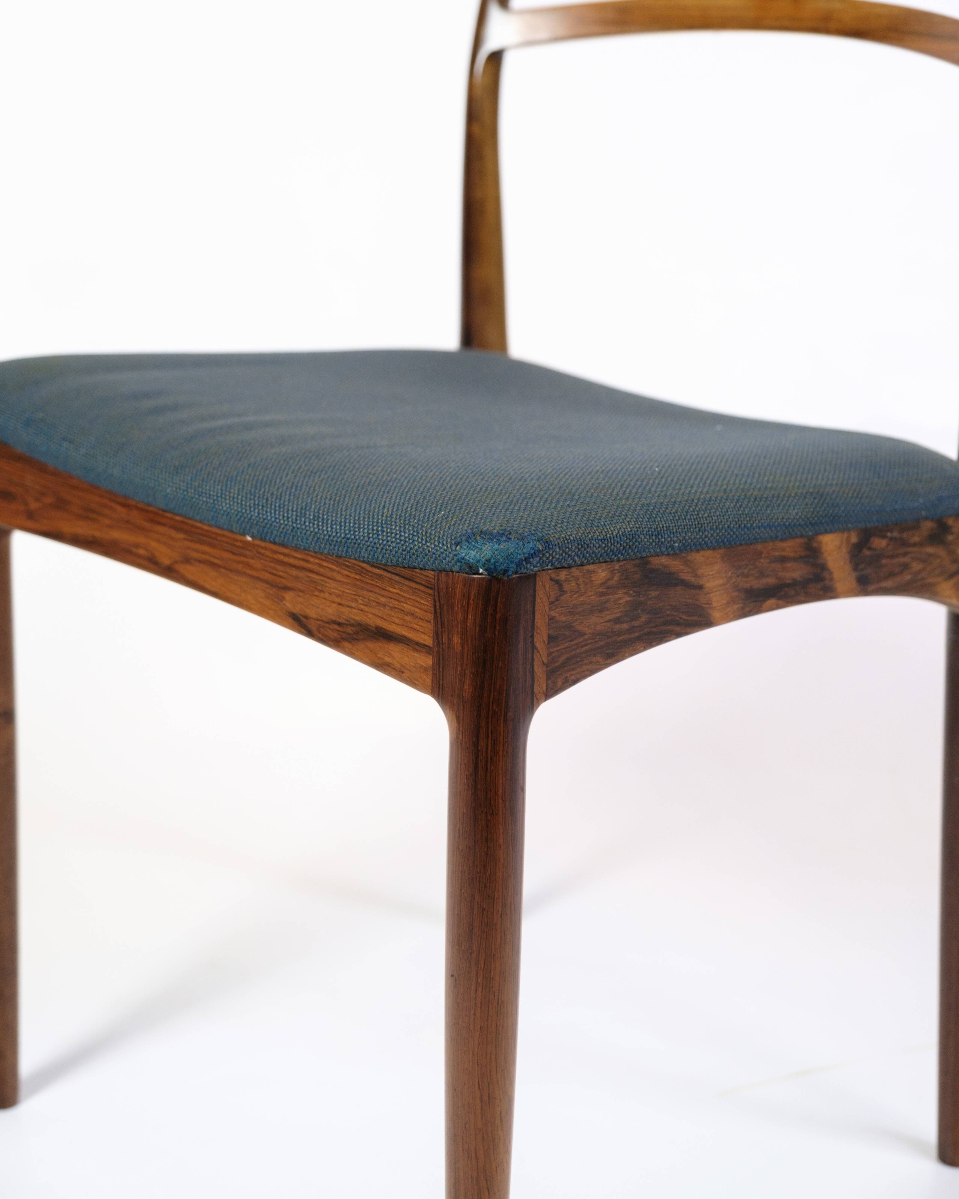 Set Of Six Dining Chairs Model 94 Made In Rosewood By Johannes Andersen