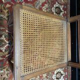 6 art deco cane chairs