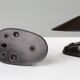 Brown Bakelite Lamps by Bauhaus for ESC Zukov 1930s