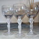 Service de 12 verres à pied sculptural féminin