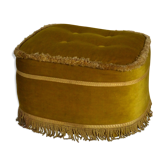 Ottoman velvet pouf