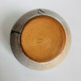 Ceramic bud vase with floral decoration