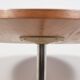Table à manger ronde moderne du milieu du siècle, Danemark, années 1970