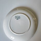Polychrome iron earthenware saucer