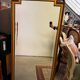 Large gold mirror in the Louis XVI style