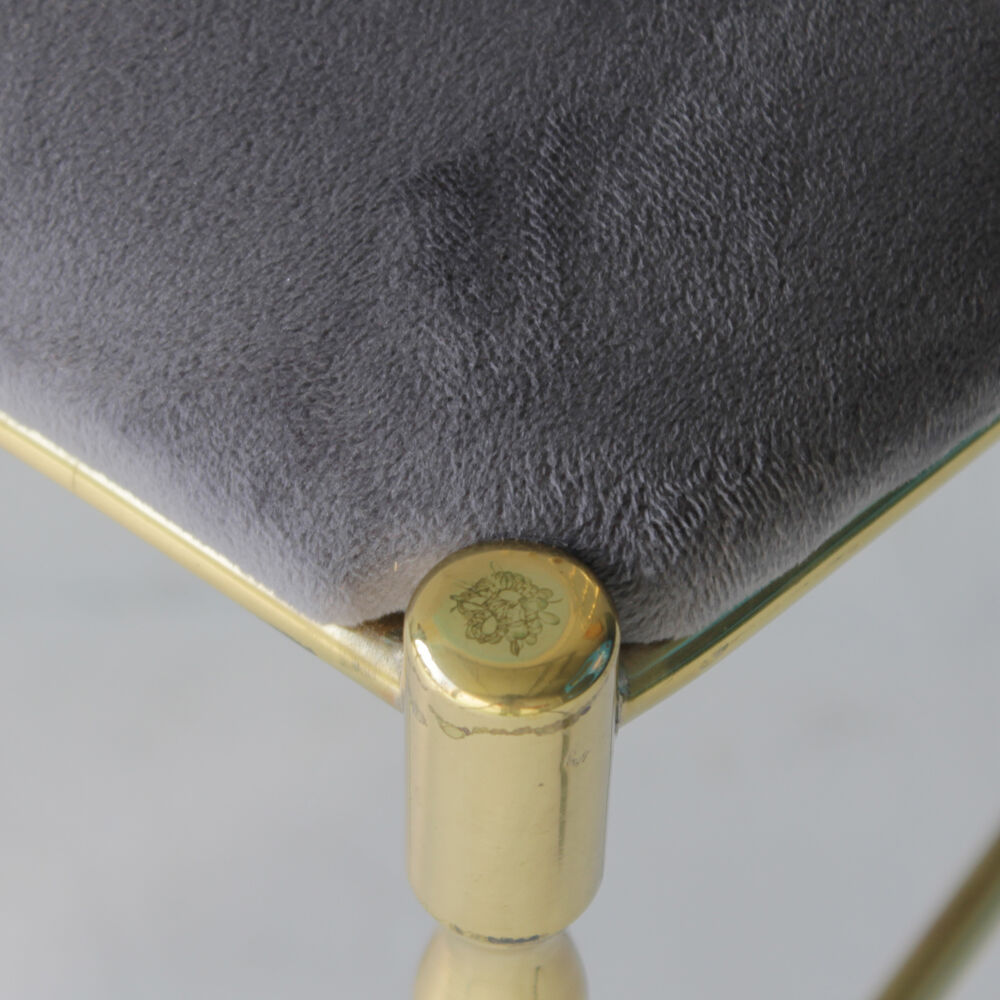 Pair of brass Italian Chiavari chairs