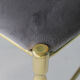 Pair of brass Italian Chiavari chairs