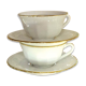 Set of 2 cups in Massé and Surget porcelain
