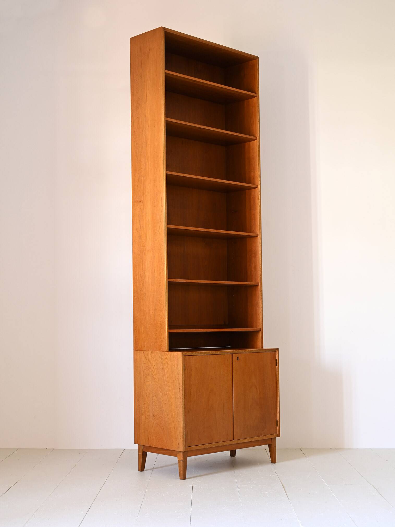 Swedish bookcase with storage unit