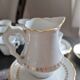 Coffee and dessert service 37 pieces porcelain Louroiux - Ph. Deshoulieres