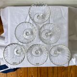 Six Luminarc dessert cups