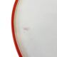 Large vintage round XL orange wooden coffee table / coffee table