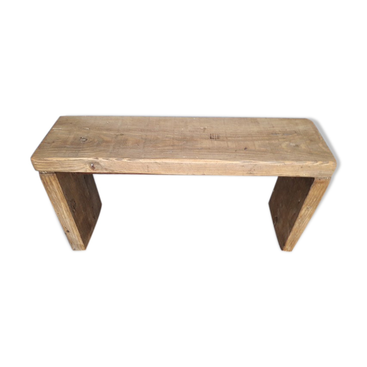 Former vintage bench period 1960 solid wood