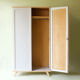 Wardrobe with compass feet
