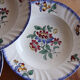 Set of 5 Longwy plates model Spring