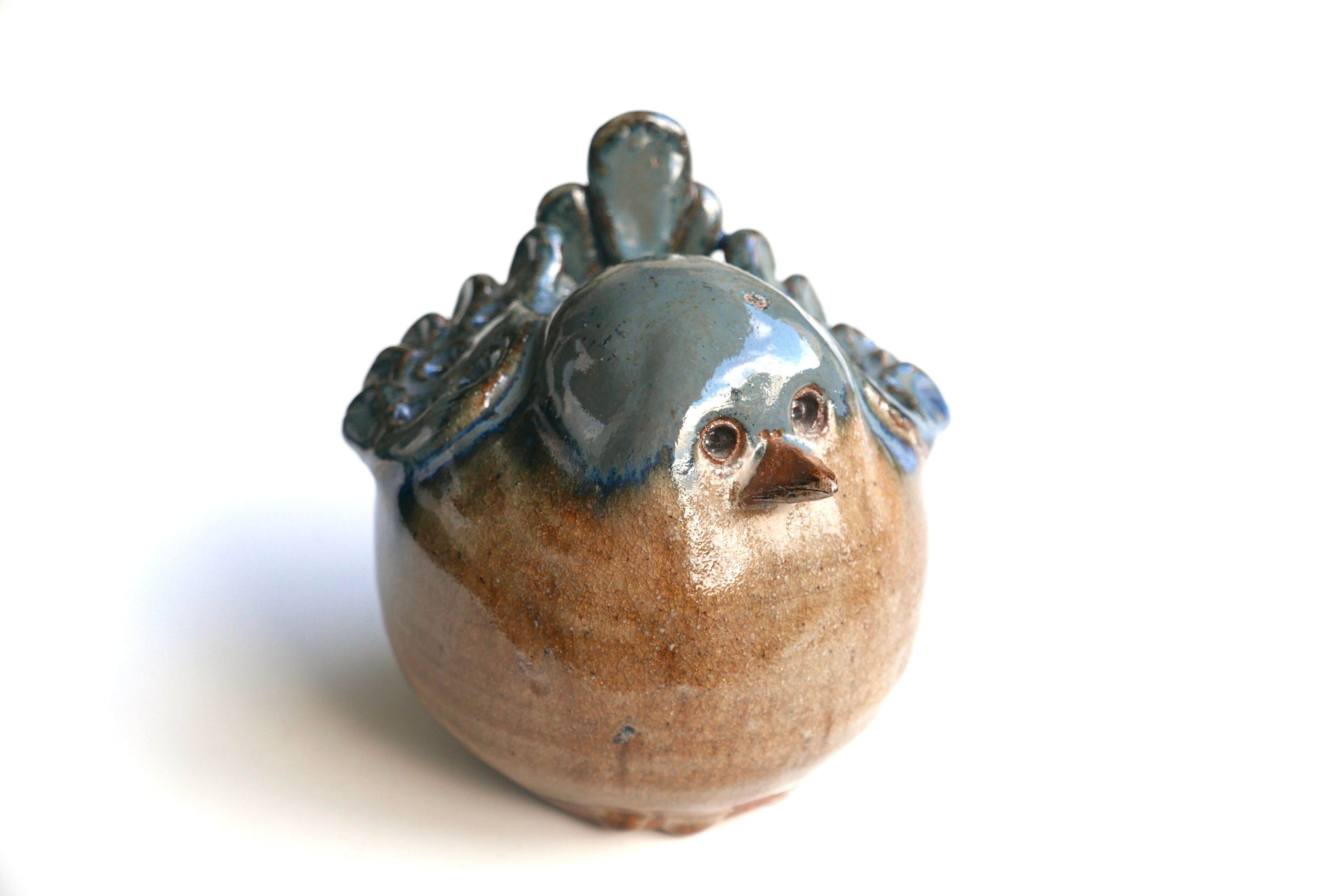 Vase flowers Bird in Gardelle sandstone, 70s