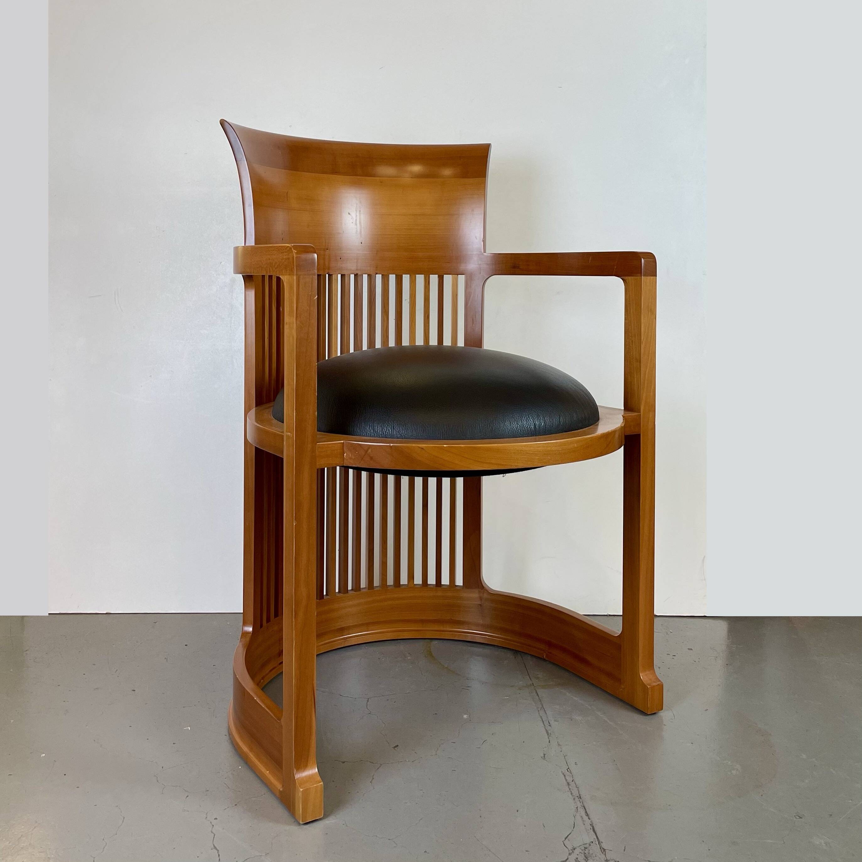 Barrel Chair by Frank Lloyd Wright Edited by Cassina, 1986