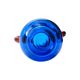 Vintage Late 20th Century Murano Glass Vase - Cobalt Blue and Red