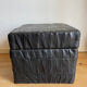Black leather chest ottoman from Sède