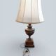 Amphora lamp in solid wood - First Empire style.