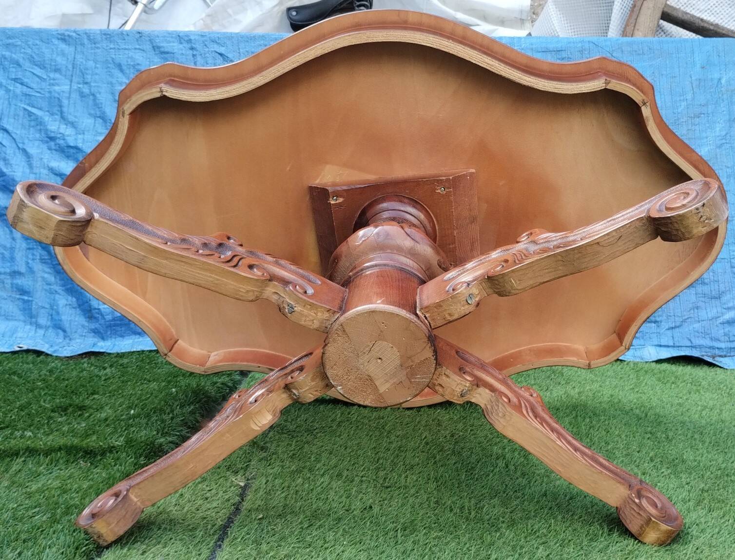 Solid wood coffee table