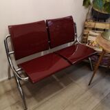 Banquette chromée