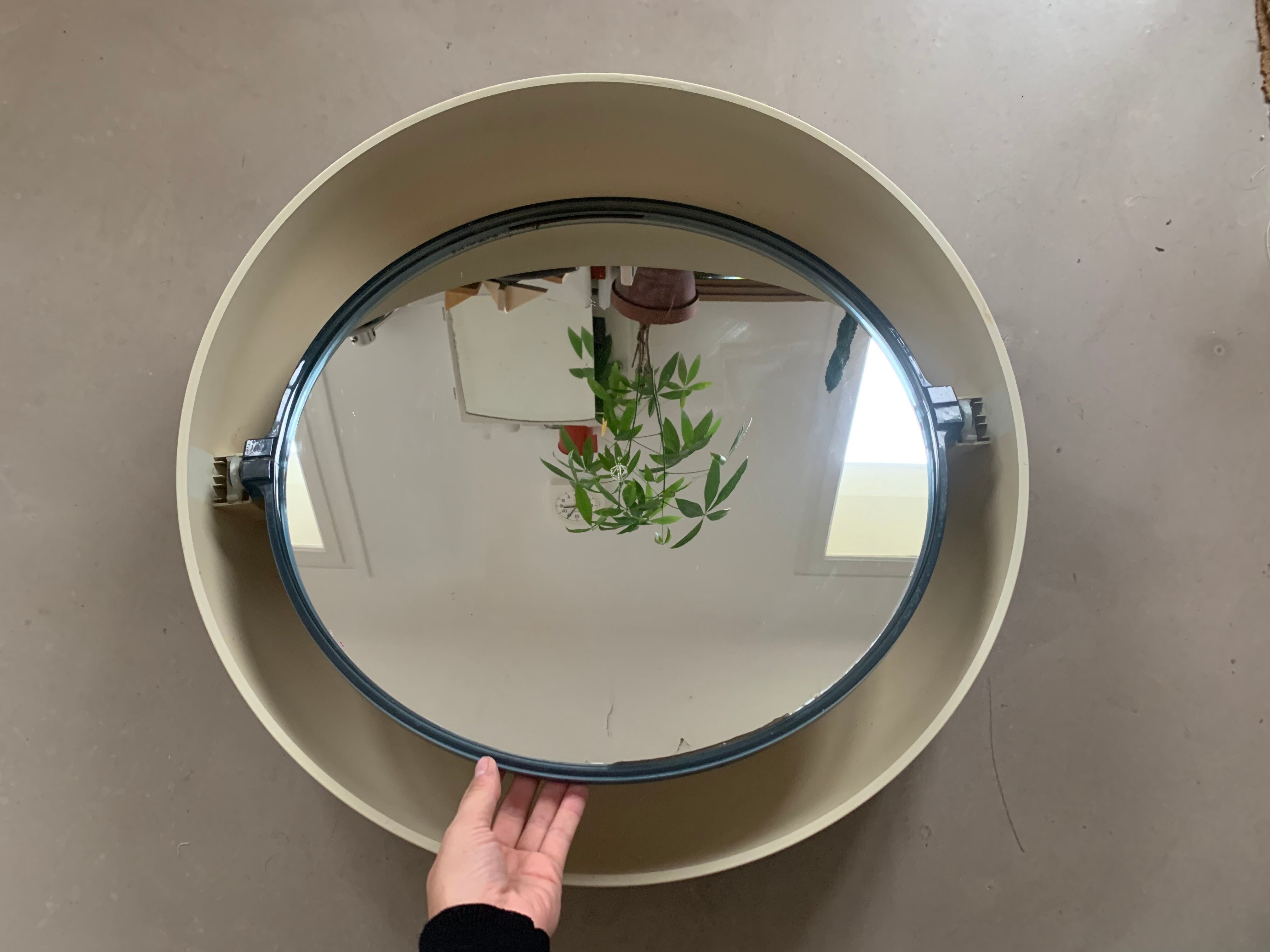 Allibert vintage light mirror 62cm