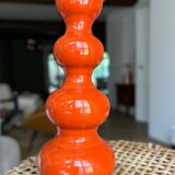 Vase boules oranges