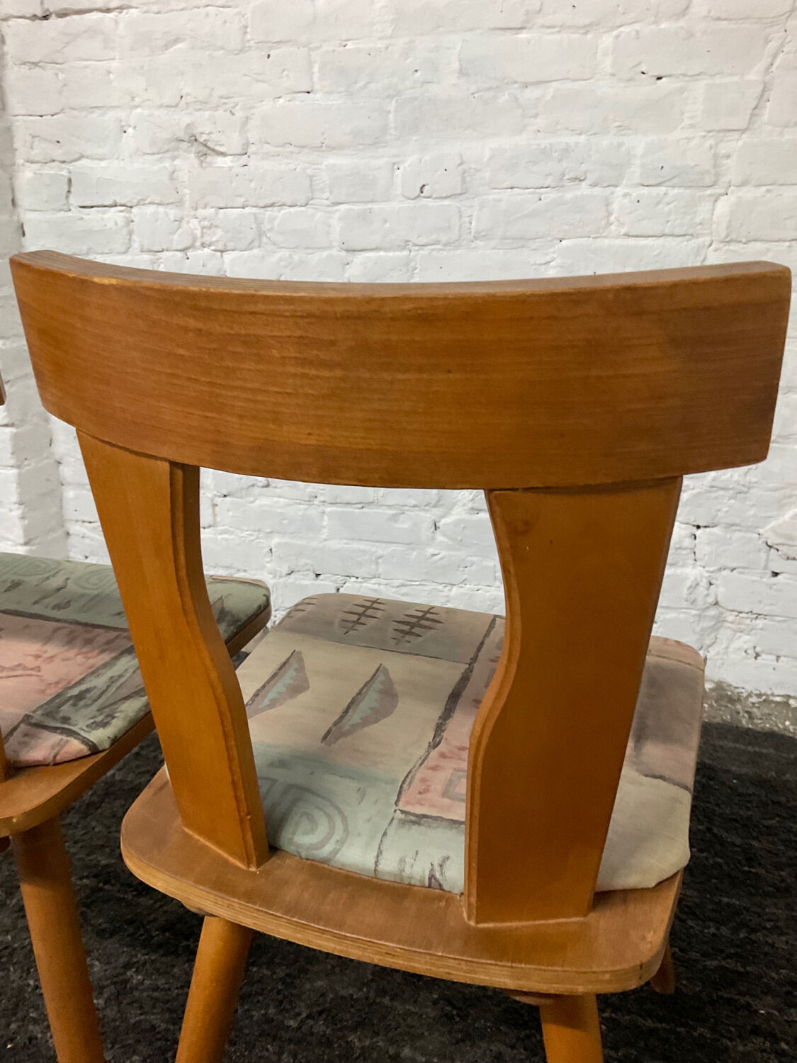 Pair of Scandinavian bistro chairs from the 50s-60s