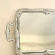 Baroque stainless steel tray Alessi