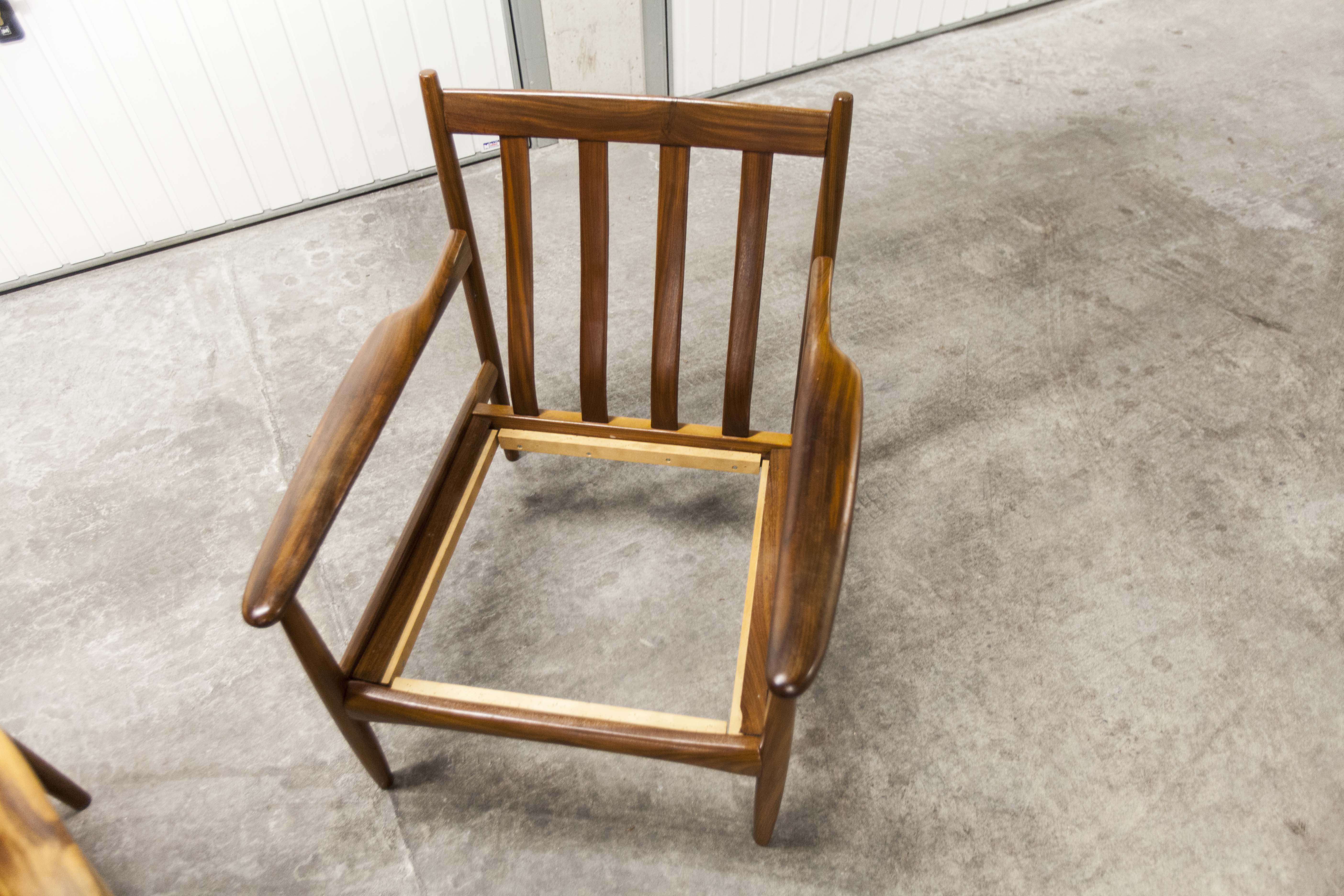 Pair of Scandinavian 60s armchairs