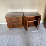 2 Tables de nuit/ chevets style art deco