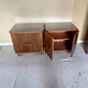 2 Bedside tables / bedside tables art deco style