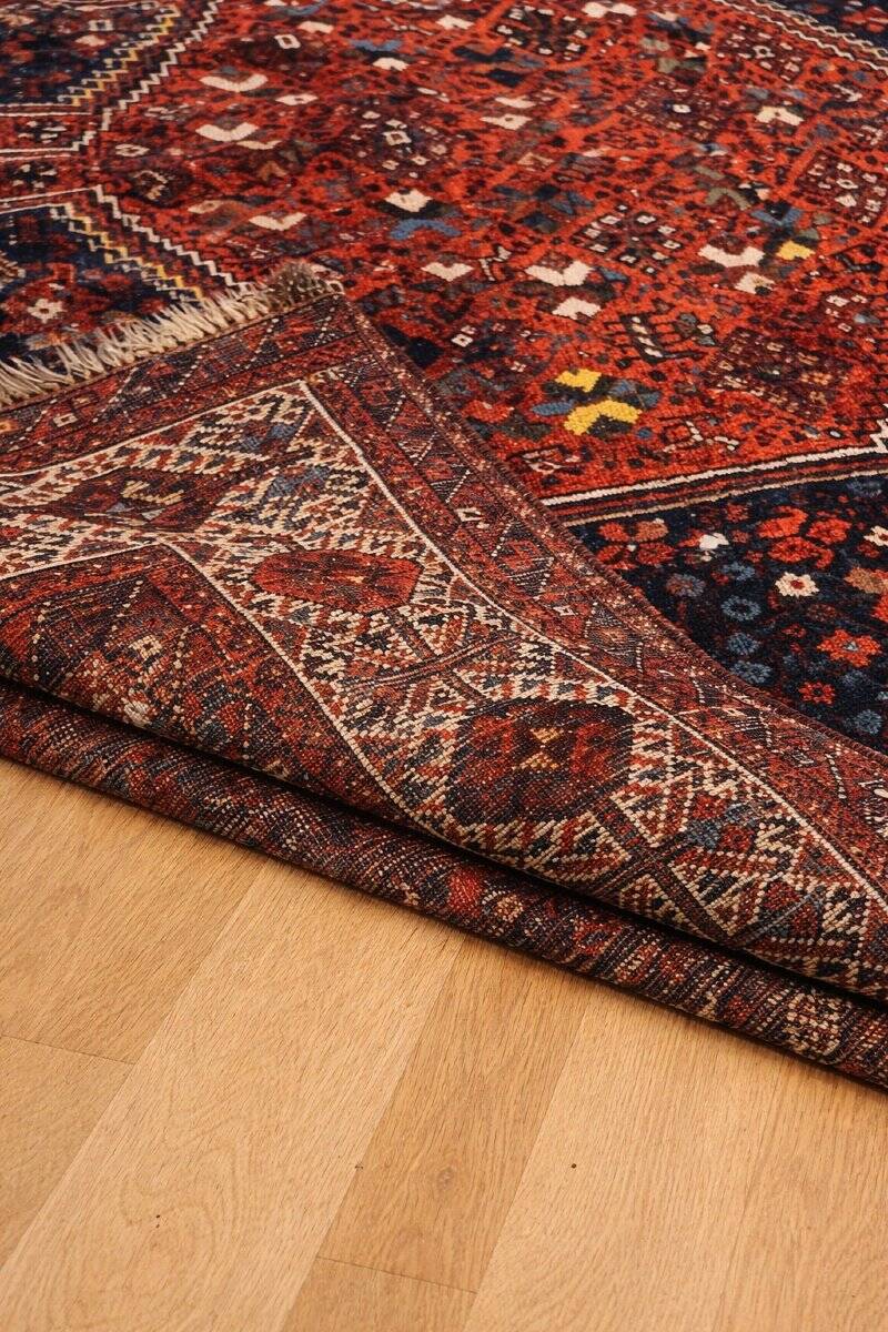 Oriental carpet Iran Shiraz, ancient Gashghaï - "Sardje Gallery"