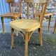 Set of 10 Thonet Fischel bistro chairs mismatched restaurant bentwood bent Brasserie
