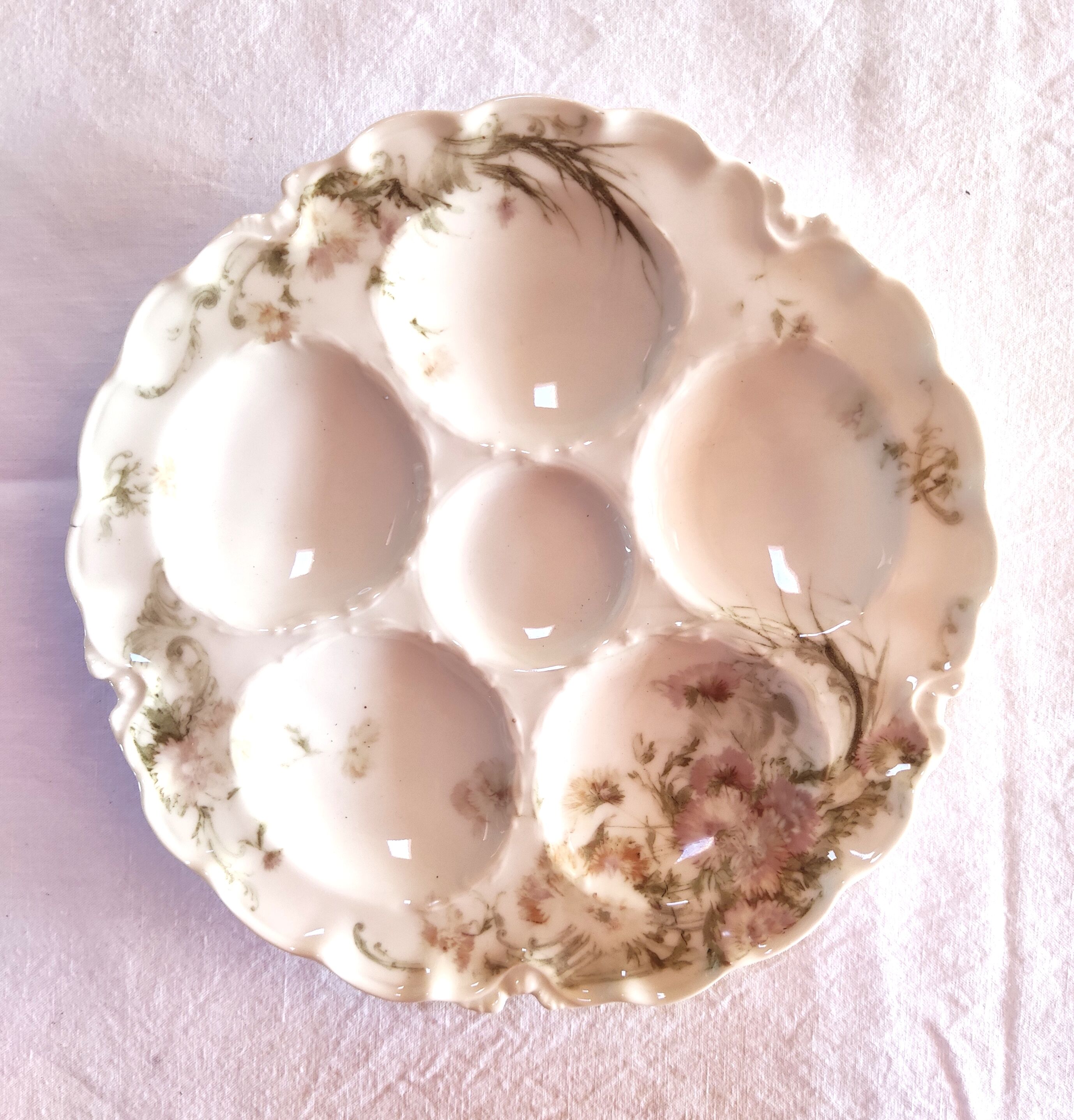 Sweet plate - porcelain XIX th - Havilland