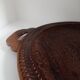 Carved wooden tray