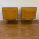 Set of 2 vintage bedside tables by Frantisek Mezulanik for Novy Domov