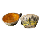 2 cups signed Roger Madec Quimper