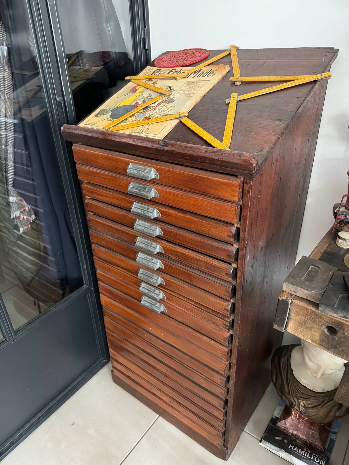 Old printing furniture